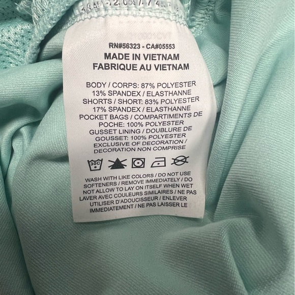 Nike Women's Dri-FIT UV 17" Grid Print Golf Skort Aqua Blue Green Size M - Picture 13 of 14